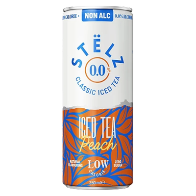 Stelz tè freddo alla pesca 0,0% (12x 250 ml)