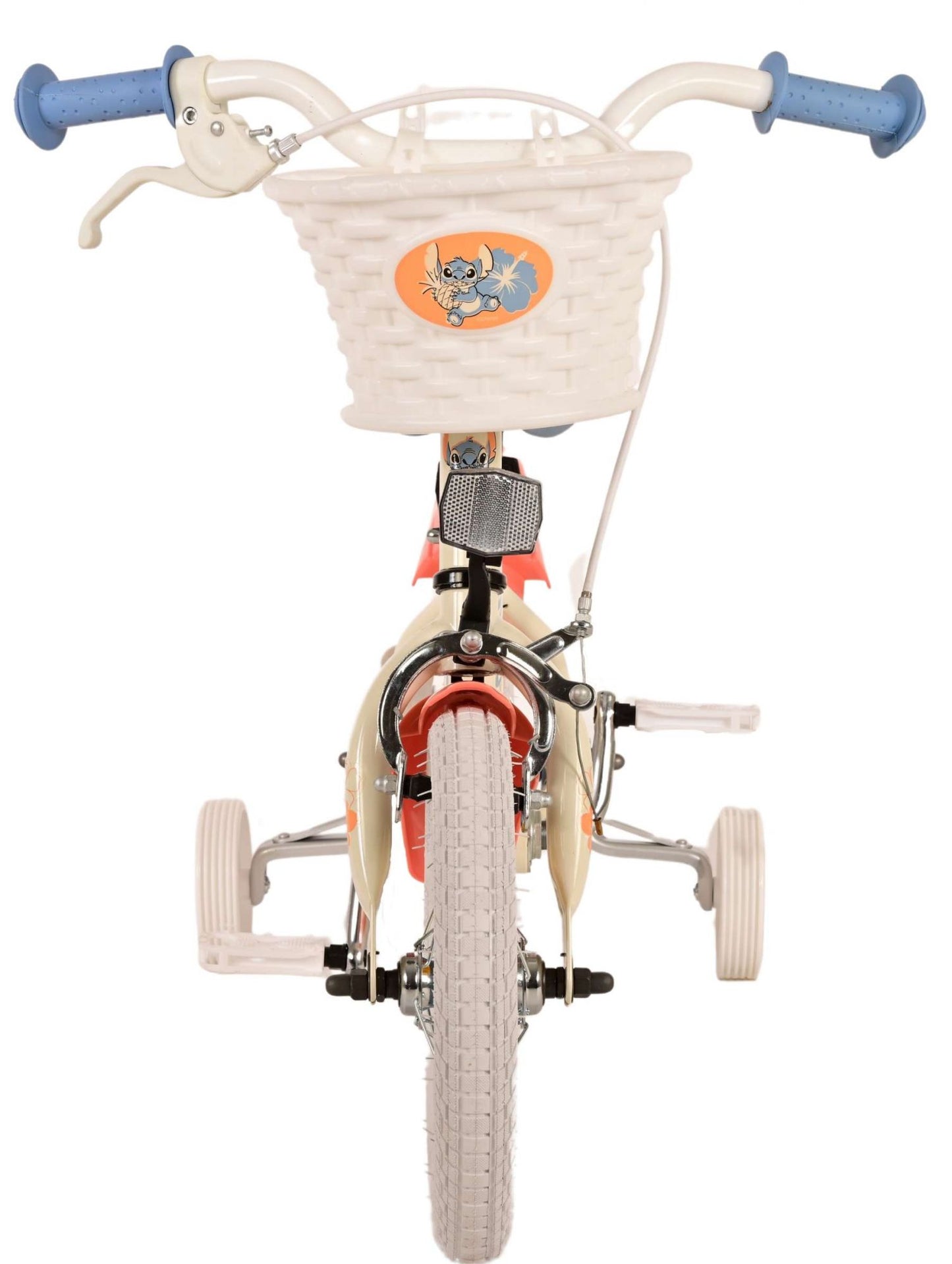 Disney Stitch Bike para niños - Girls - 12 pulgadas - Crema Coral Azul