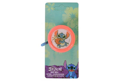 Stitch stitch fietsbel roze koraal blauw