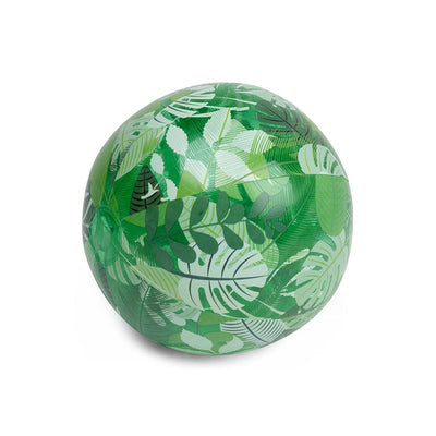 Sueño trópico | Bola de playa verde Ø 51 cm