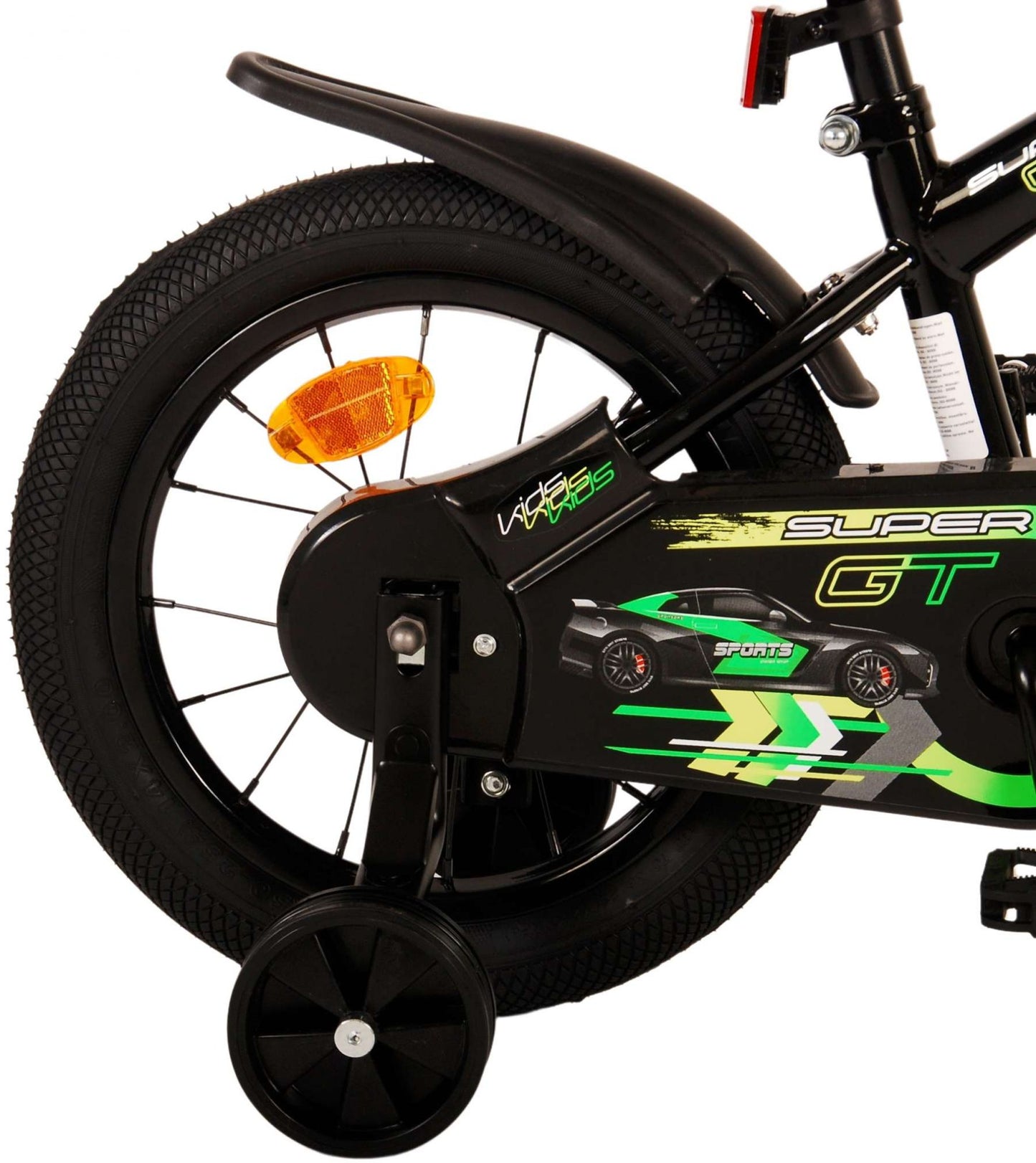 Bike per bambini di Vlatare Super GT - Boys - 14 pollici - Green