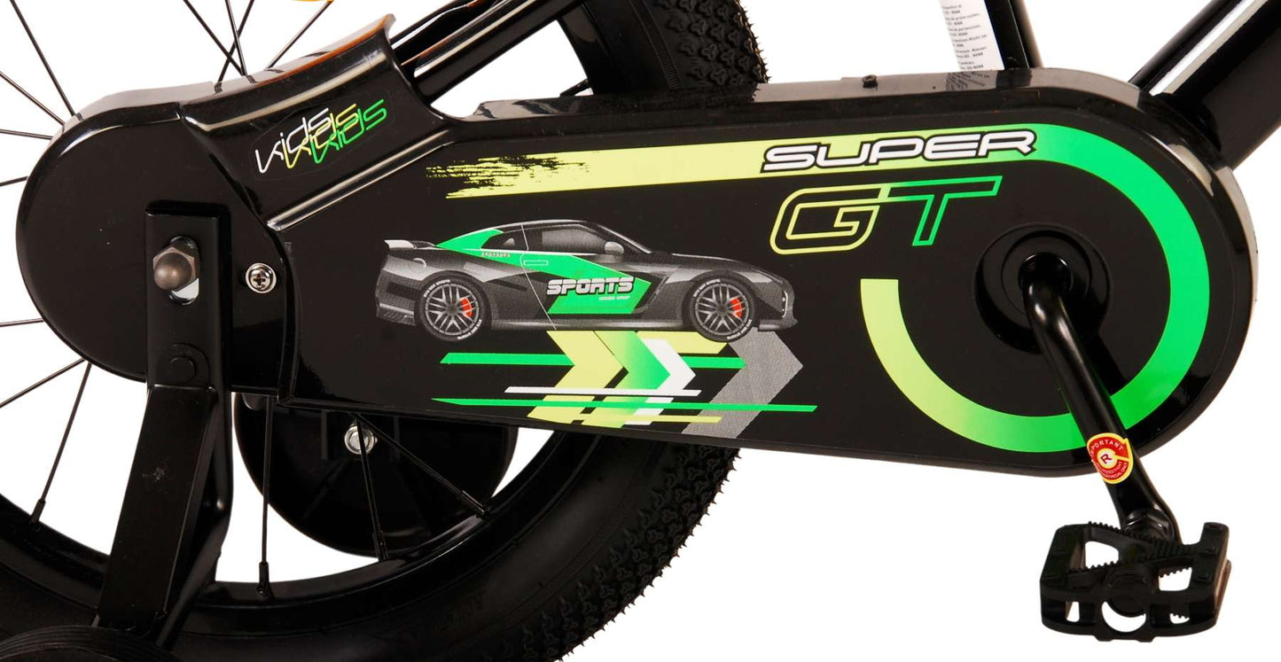 Volare Super GT Bike para niños - Niños - 16 pulgadas - Verde