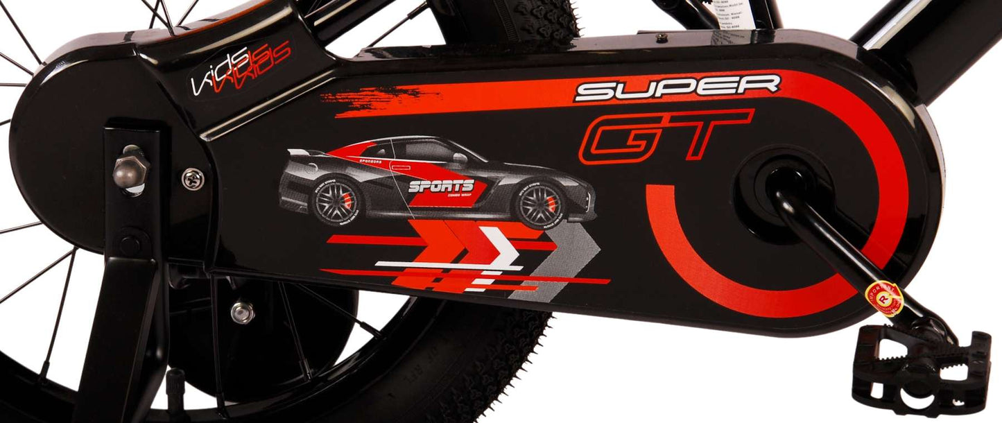 Bike per bambini di Vlatare Super GT - Ragazzi - 16 pollici - rosso