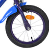 Bicicletta per bambini Superman - ragazzi - 14 pollici - blu