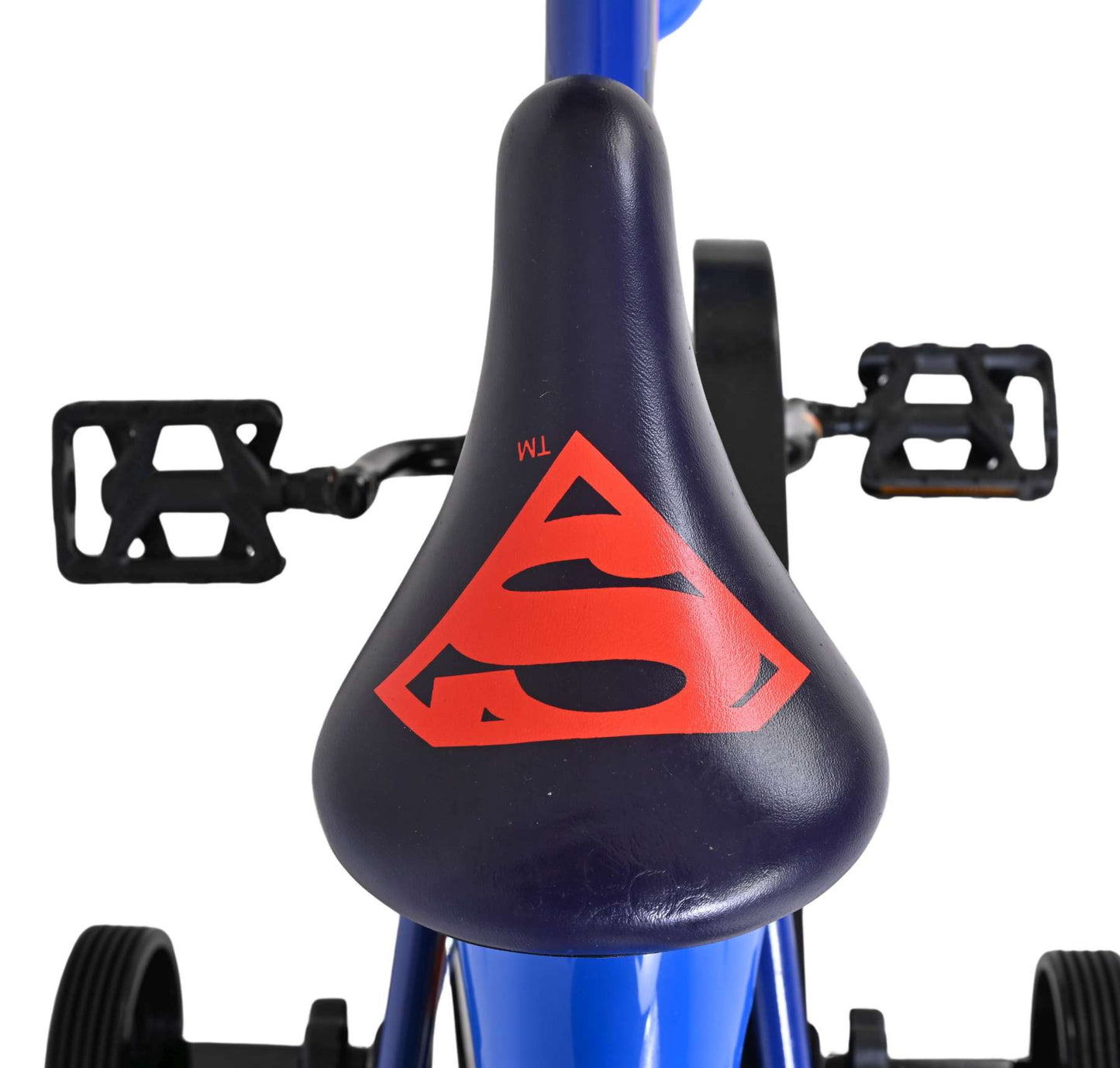Bicicletta per bambini Superman - ragazzi - 14 pollici - blu