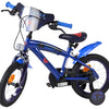 Bicicletta per bambini Superman - ragazzi - 14 pollici - blu - due freni a mano
