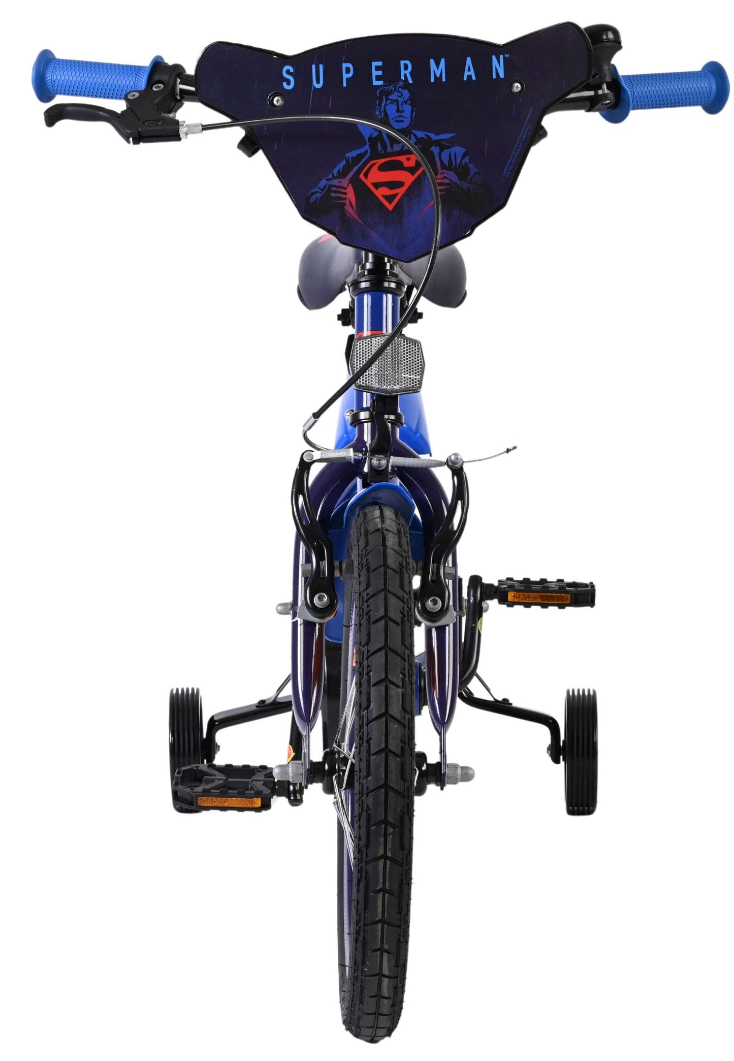 Bicicletta per bambini Superman - ragazzi - 16 pollici - blu