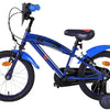 Superman kinderfiets - jongens - 16 inch - blauw - twee handremmen