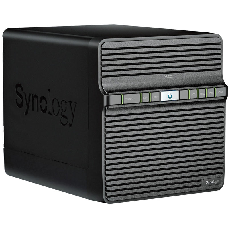 Synology diskstation ds423 nas (zwart, 2x rj-45, 2x usb-a 3.2 (5 gbit s))