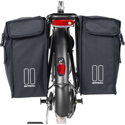 BACHE BASIL MARA XXL BOCK CICICO DOBLE - 47L - Ladies Herens - City City - Negro