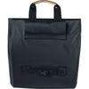 Basil Urban Dry Shopper - Waterproof bicycle shopper, Vegan Leather Details, adjustable closure, reflection, matte black