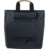 Basil Urban Dry Shopper - waterdichte fietsshopper, vegan leather details, verstelbare sluiting, reflectie, mat zwart - afbeelding 2