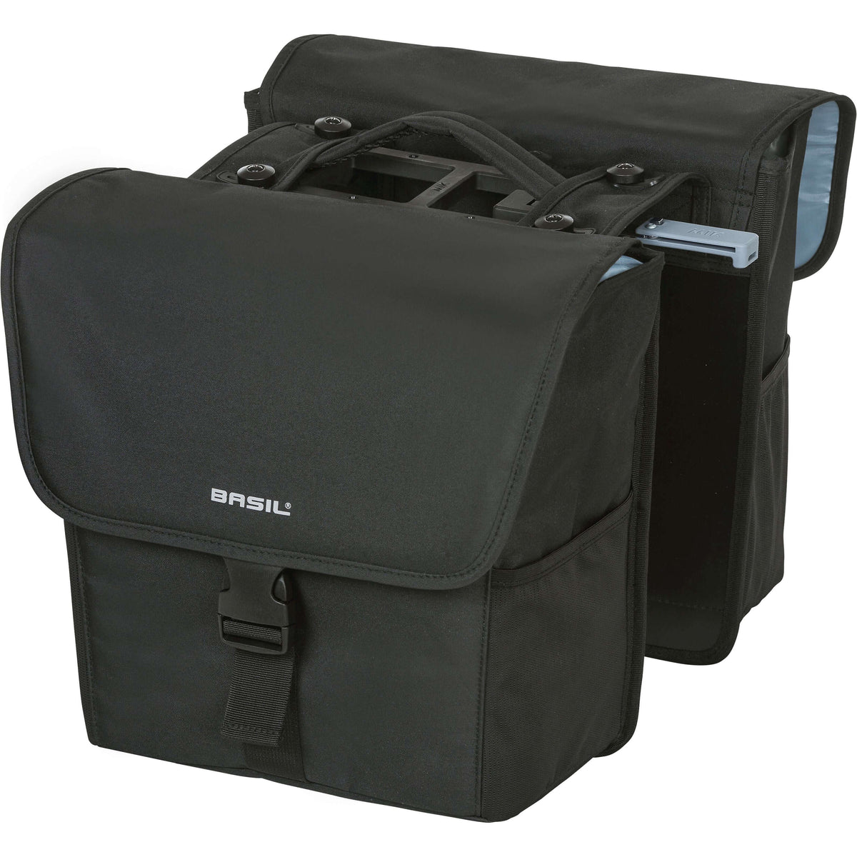 Basil Bag Go Mik Double Black 32L