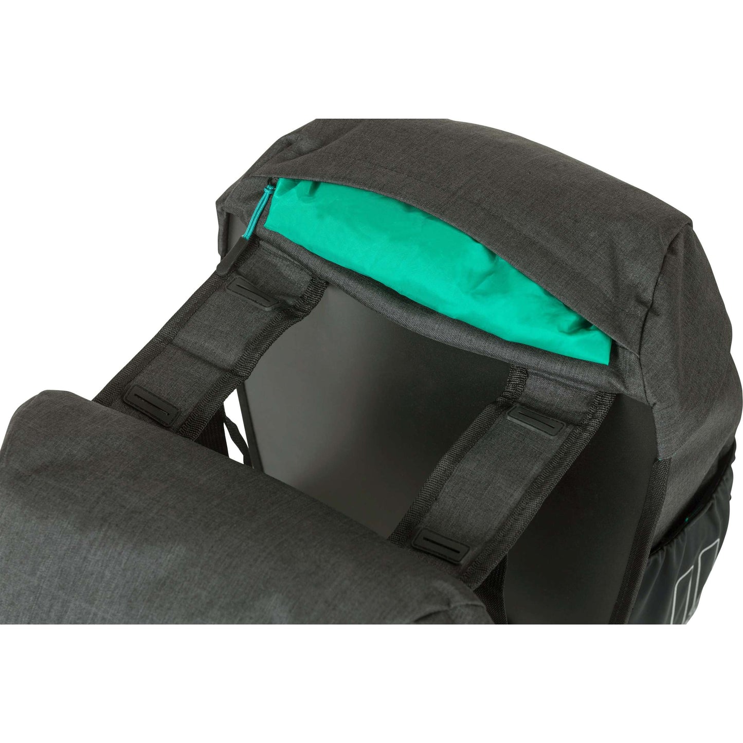 Basild Discovery365d Bag de bicicleta doble Melee negro