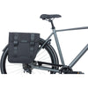 Basil Tour doble bolsa de bicicleta negra 35L