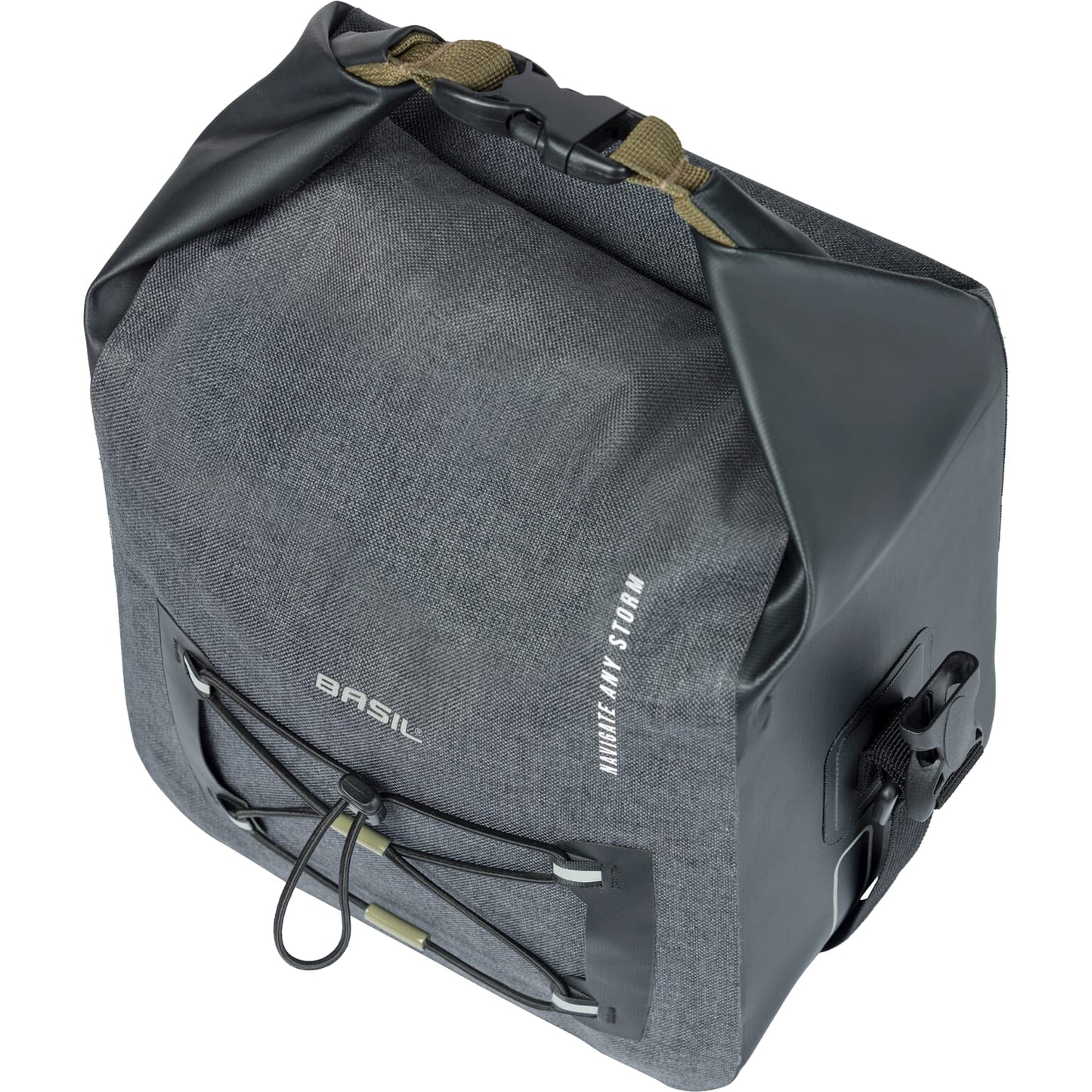 Basil Navigator Storm Handlebar Borsa - borsa per manubrio sportivo in bicicletta, impermeabile, nero