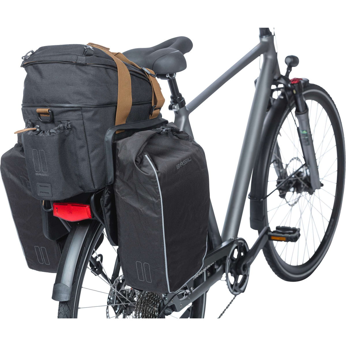 Basil Bagug Beating Bag Miles XL Mik 9-36L Black Lime