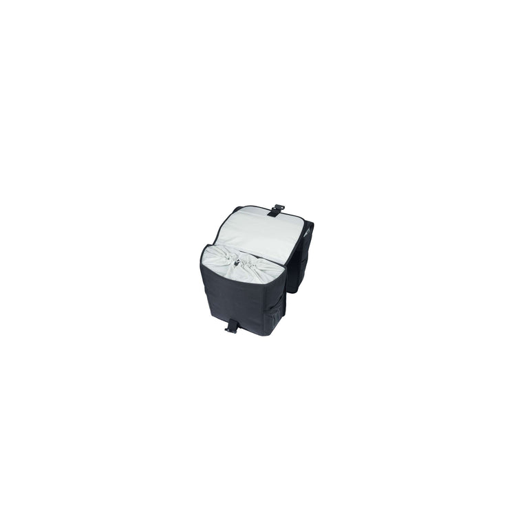 Basil Double Bag Go 32L Black
