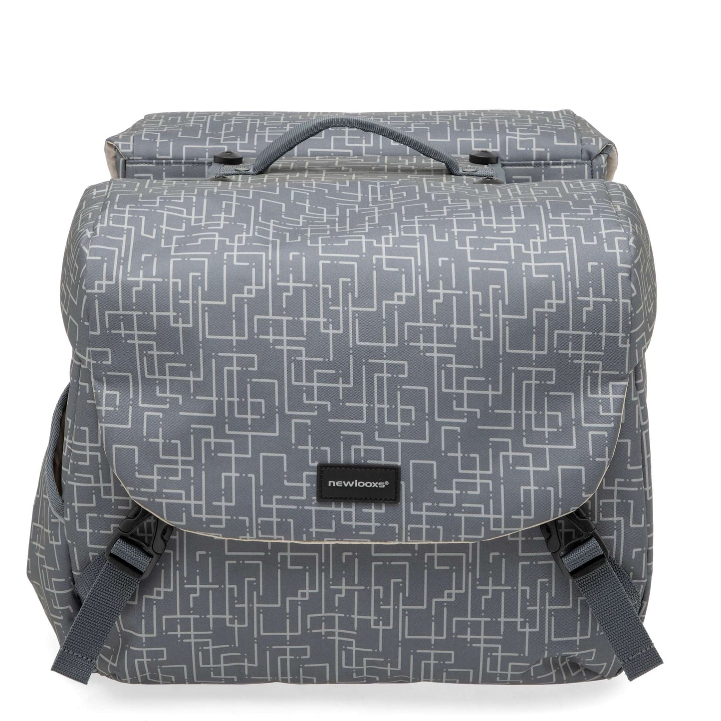 Mondi Joy Dubbele Fietstas - Waterafstotend Polyester - 38L - MIK Adapter - Ivy Walnut