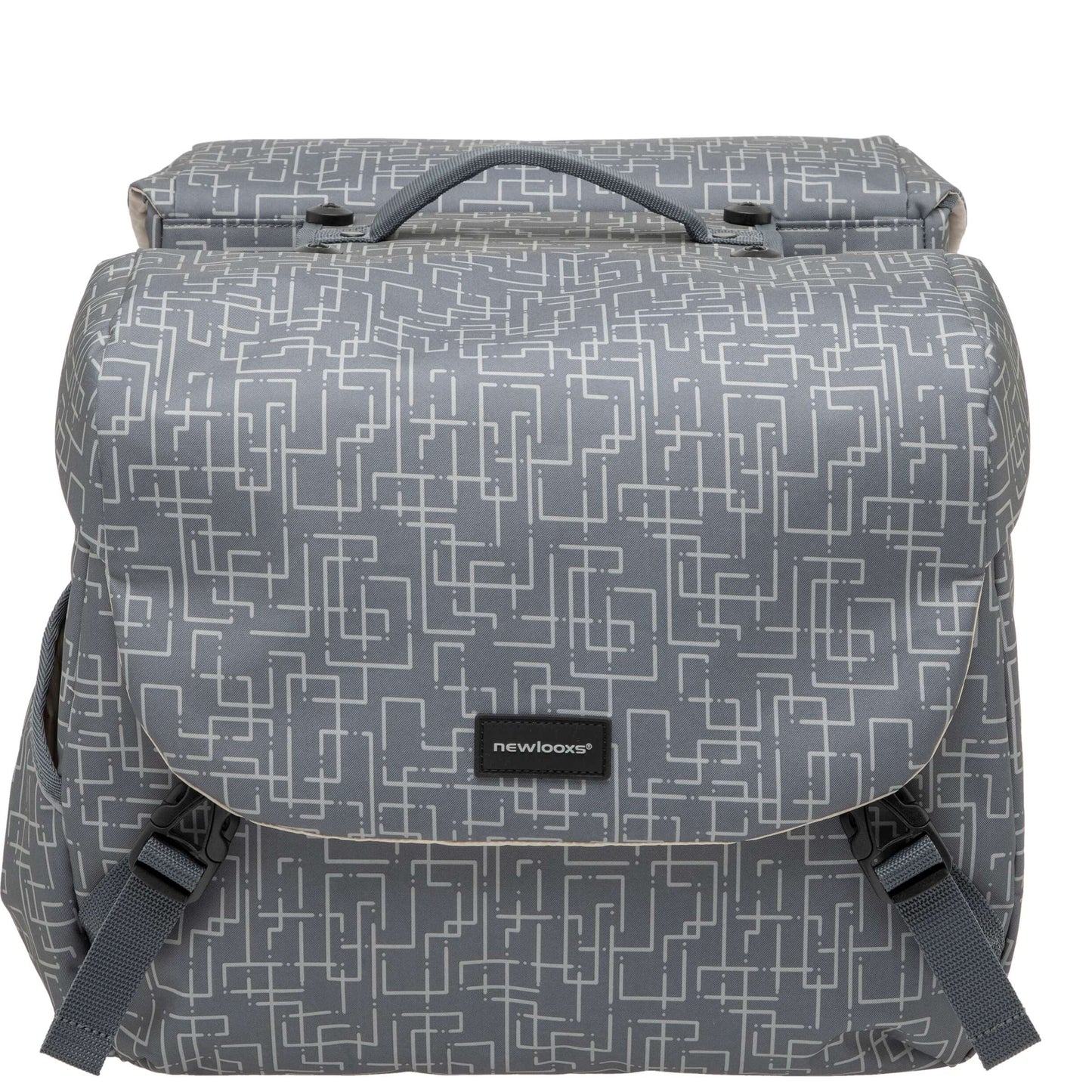 Mondi Joy Dubbele Fietstas - Waterafstotend Polyester - 38L - MIK Adapter - Ivy Walnut