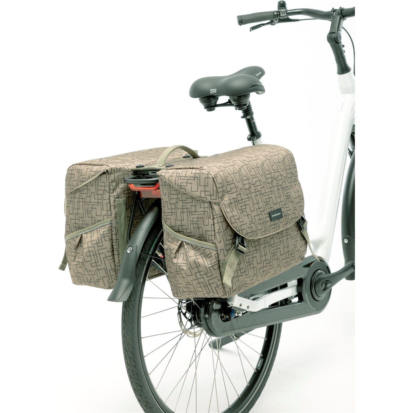 Mondi Joy - bolsa de bicicleta doble para mujeres, deportivas y de agua - Repelente, Ivy Walnut