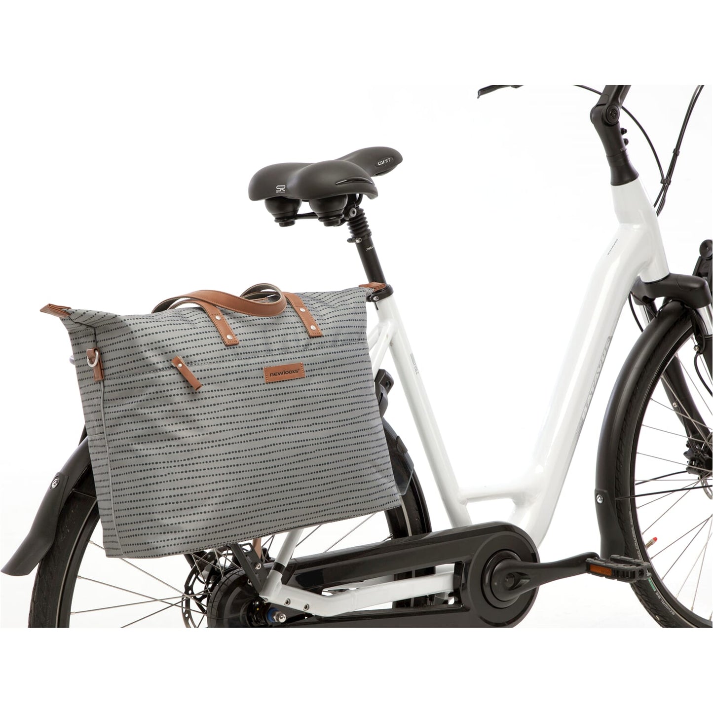 NUOVO LOOXS TENDO - Stucchetto per laptop per sacca per biciclette - Donne - Grigio blu nero