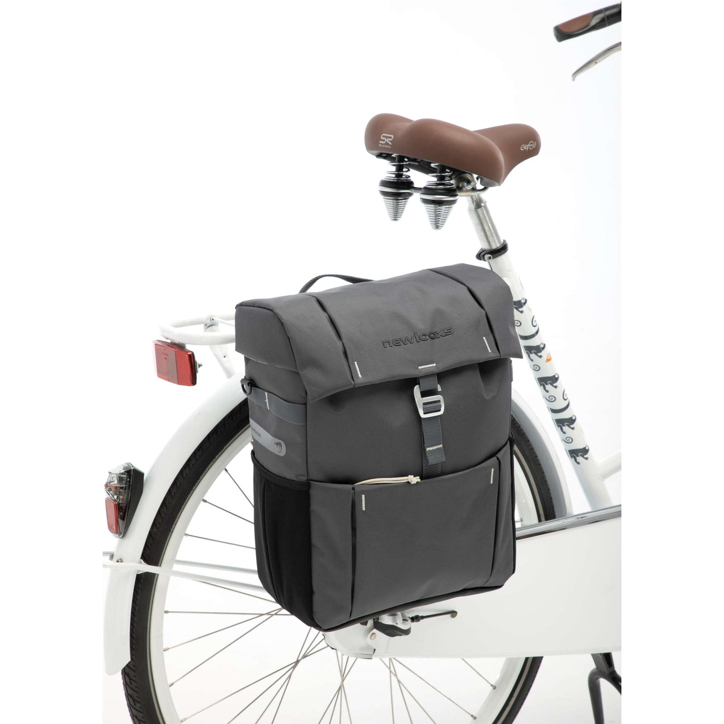 NEWLOOXS Vigo Single Bag 18.5L Grigio rimovibile