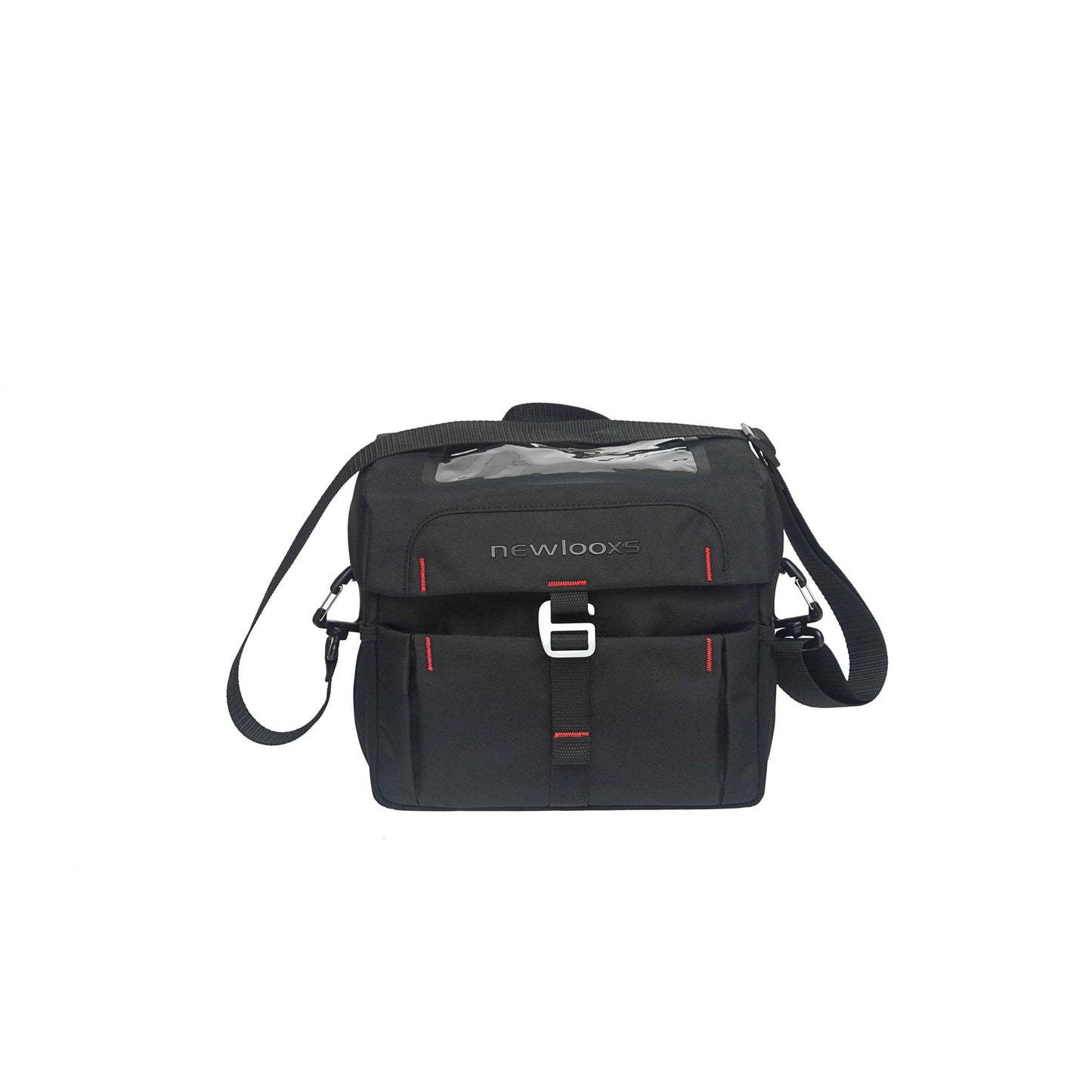Bolsa del manillar de Vigo: bolsa de manillar deportiva, impermeable, reforzada, reflectante, negra
