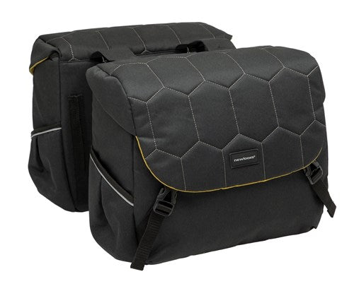 Borsa per biciclette a doppia bicicletta Mondi Joy - Nero - Acqua -Repellente - 38L