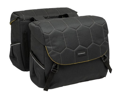 Mondi Joy Bolsa de bicicleta doble - Negro - Repelente de agua - 38L