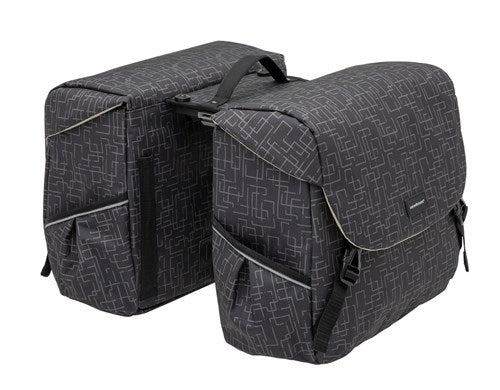 Mondi Joy Dubbele Fietstas - Waterafstotend - MIK Adapter - 38L - Ivy Walnut