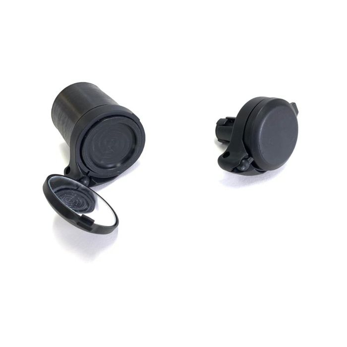 The beam flat bar rearview mirror corky urban - black