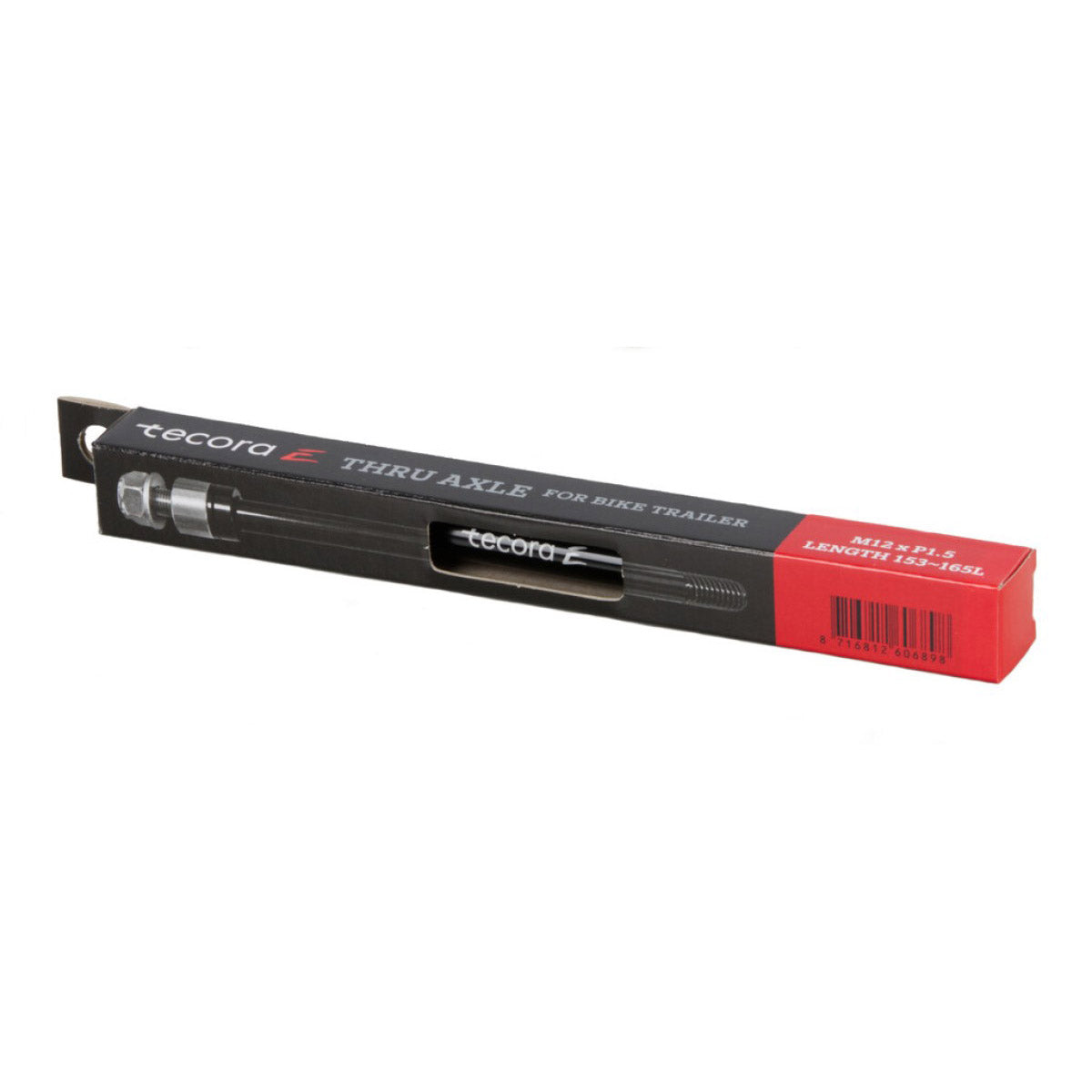Tecora Stain Axle Bicycle Railer M12 x P1.5 Longitud 153-165L