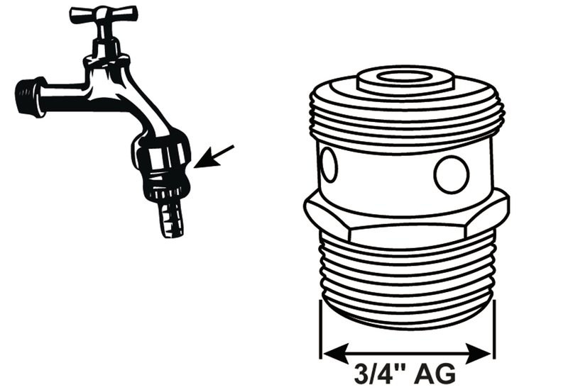 Cornat aeratore rubinetto doppio servizio 3 4xm27 - tec306304