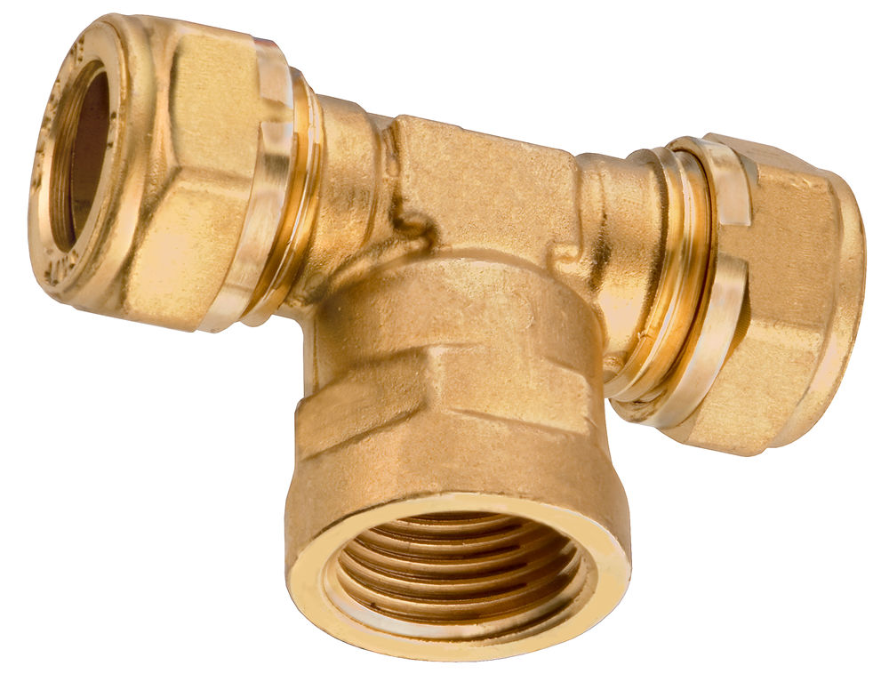 Cornat knelkoppeling ms t-stuk 22x1 2x22mm - tec583696