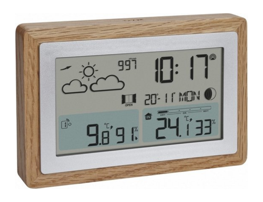 TFA Weerstation - Wireless - Frame di quercia