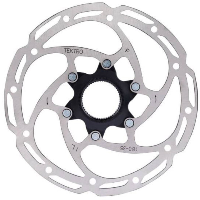 TEKTRO Disco freno TR180-351 Ø180mm Centerlock Silver (imballaggio del workshop)