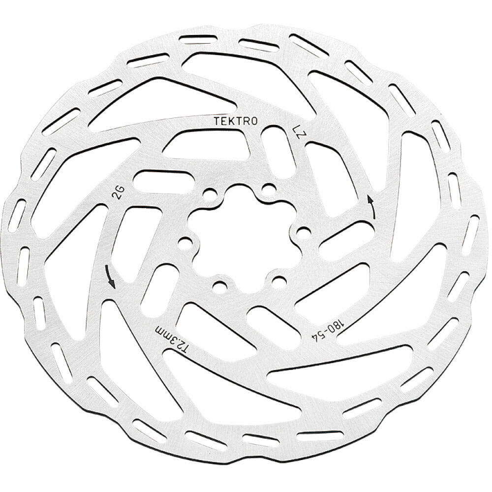 TEKTRO ROTOR TR180-54 Ø180 2.3 mm de plata