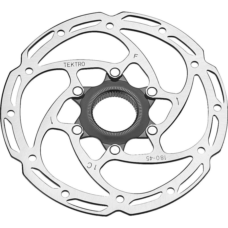 Disco de freno tectro tr180-45 Ø180x2.3 mm Centerlock plateado