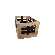 Fietskrat leren raster 20L 40x29x24cm - afbeelding 2