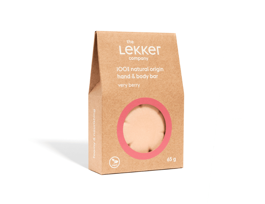The Lekker Company Natural Hand Body Bar molto bacche