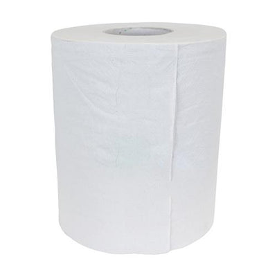 Poetspapier b=20cm l=140mtr wit 2-laags pp rol (6) | 6 stuk stuks