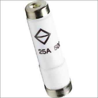 Fusibile Hager ndz 25a lento 500v codifica giallo | 10 pezzi