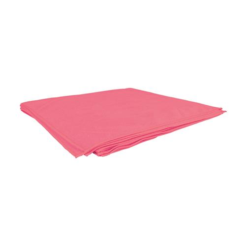 Panno in microfibra rosa 40x38cm conf. 10 pz.