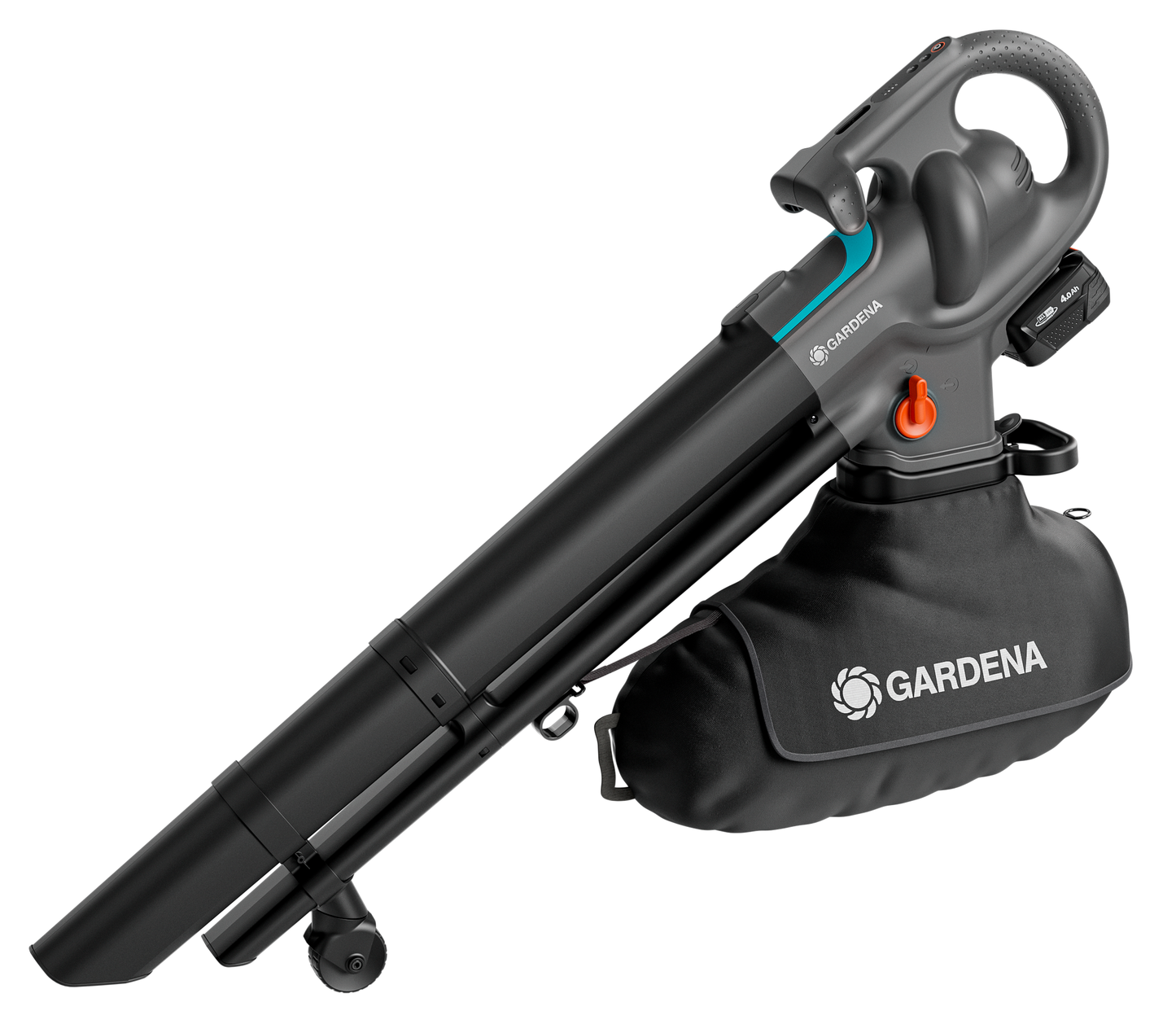 Gardena stofzuiger -blazer powerjet collect bladzuiger bladblazer (grijs zwart, 18v p4a-accu en oplader inbegrepen)