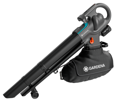 Gardena stofzuiger -blazer powerjet collect bladzuiger bladblazer (grijs zwart, 18v p4a-accu en oplader inbegrepen)