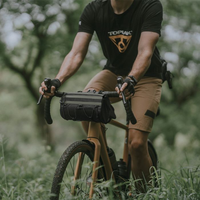 Bolsa de manillar tubular Topeak - 3,8 l - verde