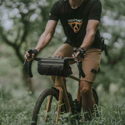 Bolsa de manillar tubular Topeak - 3,8 l - verde