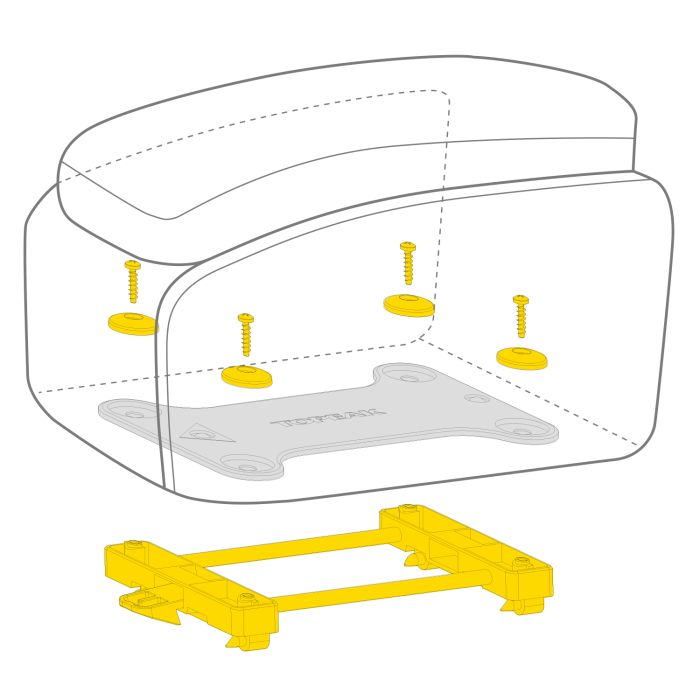 Bolsa de baúl topeak mtm ex (mik - racktime)