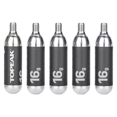 Topeak cartucho co2 16g amenazado (5 piezas)